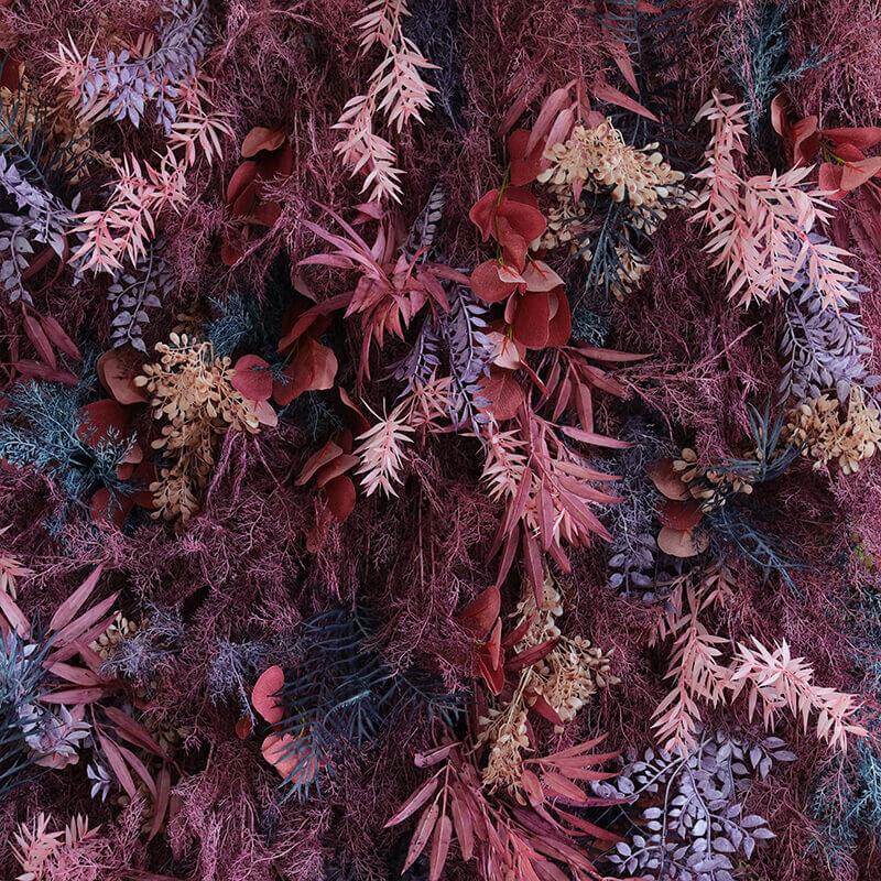 3D Artificial Purple Spruce Leaf Wedding Decoration | Uflower